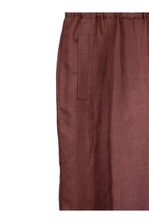 Brown linen trousers SEMI COUTURE | S6SN38H921